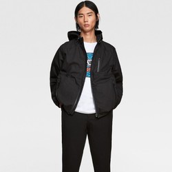 ZARA 05520390800 黑色撞色夹克