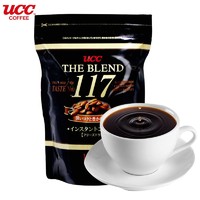 ucc/悠诗诗117黑咖啡180g袋装日本进口