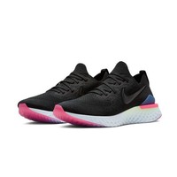 NIKE 耐克 Epic React Flyknit 2 男士跑鞋 BQ8928-003 首发黑蓝 41