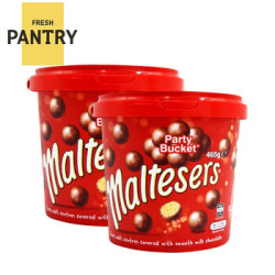Maltesers 麦提莎 超纯麦丽素夹心巧克力桶 465g*2 +凑单品