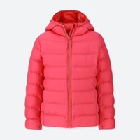 UNIQLO 优衣库 女童轻型WARM PADDED连帽外套