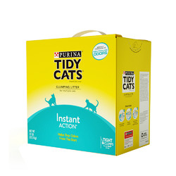 TidyCats泰迪 猫砂12.3kg膨润土结团即效除臭猫砂 *2件