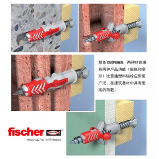 Fischer 慧鱼 FIXtainer DUOPOWER尼龙塑料管螺丝套装