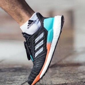 低过双11：adidas 阿迪达斯 SOLAR BOOST  男士跑步鞋