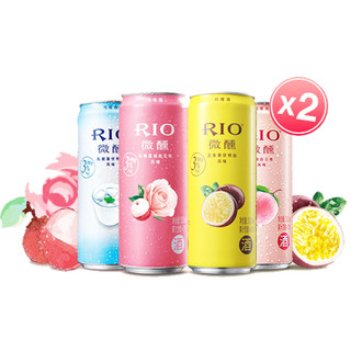 RIO 锐澳 微醺 预调鸡尾酒组合装 混合口味 330ml*8罐