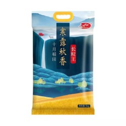 十月稻田 寒露秋香 长粒王大米 5kg *3件