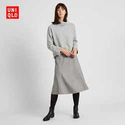 UNIQLO 优衣库 女士羊毛混纺喇叭裙 418881