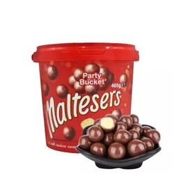 Maltesers 麦提莎 麦丽素  牛奶巧克力豆 桶装 465g *5件