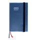日本国誉 KOKUYO 自我手帐2020 绑带款三合一日程计划本笔记本 A5青色215mm*135 1 本装 WSG-NIJF1DB-20-C