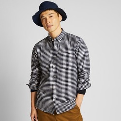 UNIQLO 优衣库 419032 法兰绒格子衬衫