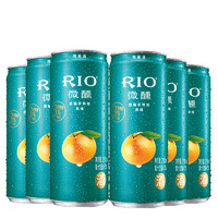 有券的上、限地区：RIO 锐澳 预调鸡尾酒 西柚味 330ml*6罐 *4件