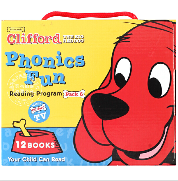 《大红狗克里弗套装系列6 CLIFFORD PHONICS FUN PACK 6》英文原版 套装12册+CD