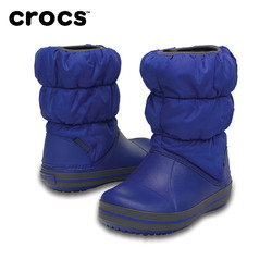 Crocs童靴 卡骆驰冬季男女儿童休闲靴泡芙儿童雪地靴子|14613