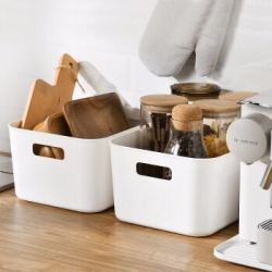 12号0点:BELO 百露 桌面塑料收纳盒 中号 *8件
