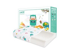 泰国JACE 波浪型儿童护颈乳胶枕(2-8岁儿童44*27*6/6cm)