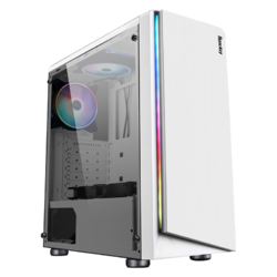 航嘉 GS500X 电脑机箱台式DIY全侧透RGB游戏水冷ATX大板机箱背线