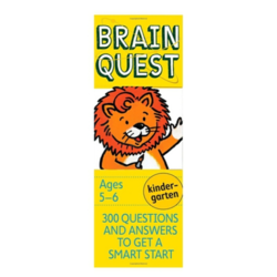 《Brain Quest Kindergarten 智力开发卡片 5~6岁》英文原版