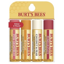 BURT'S BEES 小蜜蜂 润唇膏 4.25g*4支装 *3件