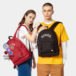 Dickies 纯色刺绣双肩包