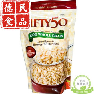 怡鹭 Fifty 50 Oatmeal 麦片全谷物无反式脂肪 454g