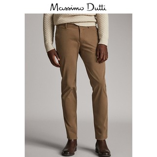 限尺码：Massimo Dutti 00021021707 微弹休闲裤