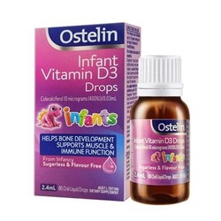 Ostelin 婴儿无糖VD3滴剂 2.4ml *2件