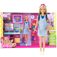 芭比（Barbie）娃娃女孩玩具套装大礼盒 儿童过家家仿真洋娃娃公主换装玩具之小小艺术家 FRL35 *4件