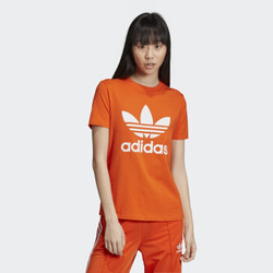 adidas 三叶草TREFOIL TEE女装经典运动短袖T恤 *8件