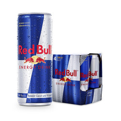 奥地利原装进口 红牛(Red Bull)含气维生素功能饮料 250ml*4罐 *5件+凑单品