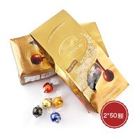 Lindt 瑞士莲 软心松露巧克力 约50颗 600g*2袋 *2件