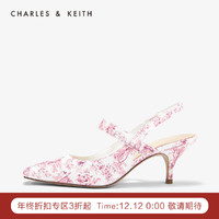 CHARLES＆KEITH CK1-61680049 方头细高跟鞋凉鞋女 *3件