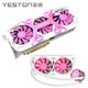 yeston 盈通 RX5700XT 8G D6 游戏高手 显卡 +ID-COOLING PINKFLOW 240 粉色 一体式水冷散热器