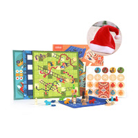 MiDeer 弥鹿 儿童亲子益智玩具十六合一多功能棋桌游 送圣诞帽