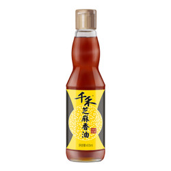 千禾 芝麻香油 非转基因芝麻 物理压榨 405ml *6件