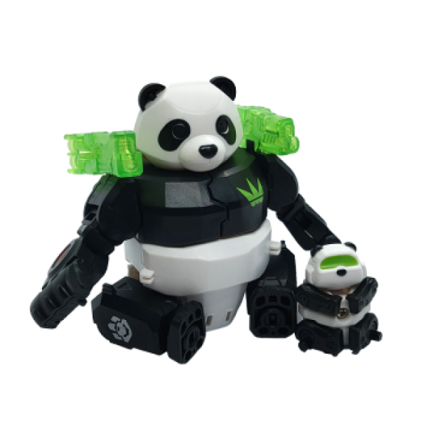 52toysbeastbox猛兽匣系列动物变形机甲手办潮玩大力丸bb13熊猫带收纳