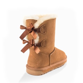 Ozwear UGG 女士双蝴蝶结中筒雪地靴