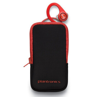 plantronics 缤特力 BackBeat FIT 无线运动立体声蓝牙耳机 音乐耳机 通用型 双边耳挂入耳式 熔岩红色