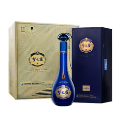YANGHE 洋河 梦之蓝M6+ 550mL4瓶整箱装蓝色经典 绵柔白酒浓香型 40.8%vol