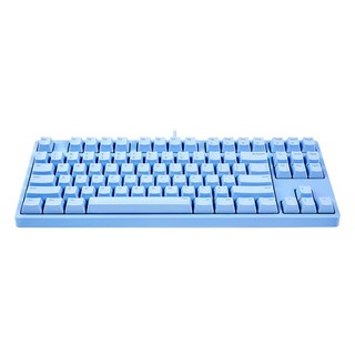 ikbc C200 87键 有线机械键盘 蓝色 Cherry茶轴 无光