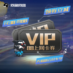 电子券码网鱼网咖vip88上网卡券单次券