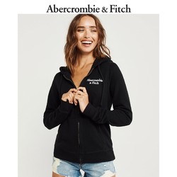 Abercrombie & Fitch女装卫衣 Logo款全拉链帽衫 300049-1 AF