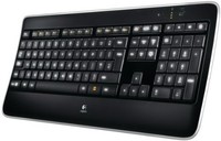 Logitech 无线照明键盘 K800(German Layout 德语版本 QWERTZ布局)