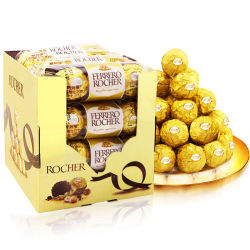 FERRERO ROCHER 费列罗 榛果威化巧克力48粒装 600g