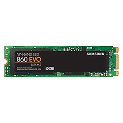 Samsung三星 SSD 860 EVO M.2 2280 SATA6Gbps V-NAND搭载 5年保修 日本三星正规品MZ-N6E500B/EC 2) 500GB