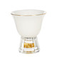 1950手工白陶瓷24k金箔茶碗主人杯单支礼盒装