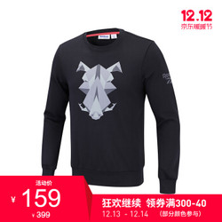 Reebok锐步官方 运动经典 CN CLASSIC CNY SWS 男女休闲上衣长袖卫衣FYY44 EK4780-黑色 A/XL *2件