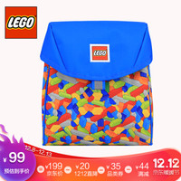 LEGO乐高 儿童小背包3-5岁宝宝双肩包幼儿园休闲翻盖书包轻便男女 蓝色 20126 *2件