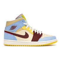 银联专享：Air Jordan 1 Mid SE Fearless Maison Chateau Rouge 男士篮球鞋 竞拍中