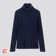 Uniqlo 优衣库 HEATTECH  418240 女士摇粒绒两翻领T恤