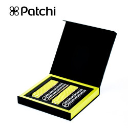 Patchi巧克力礼盒装咖啡牛奶双口味手工包装情人节礼盒385g/盒